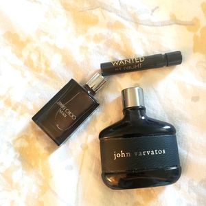 Men's Cologne travel sizes Almost full